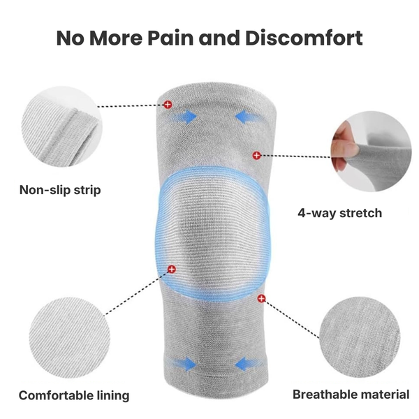 3-Zone Support Knee Braces - Reduces Pain While Moving & Sleeping